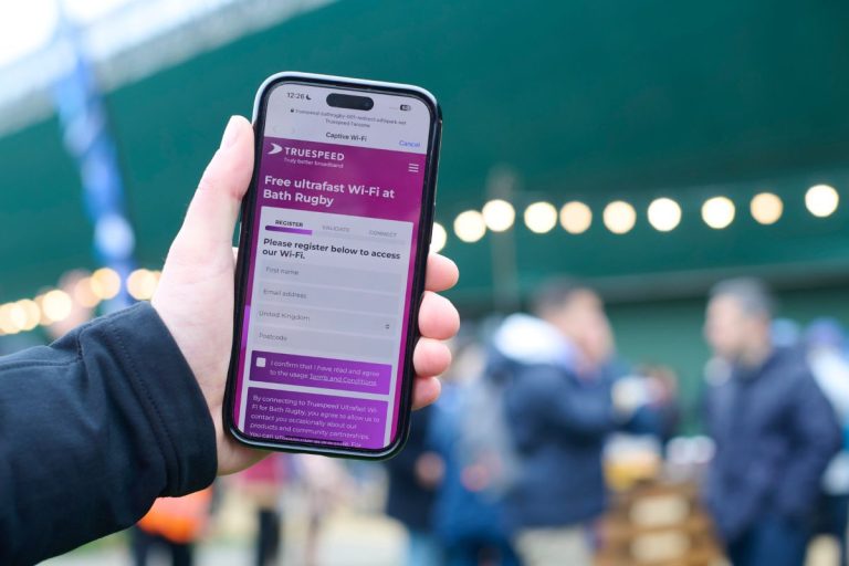 Sign up to the Wi-Fi at the Rec